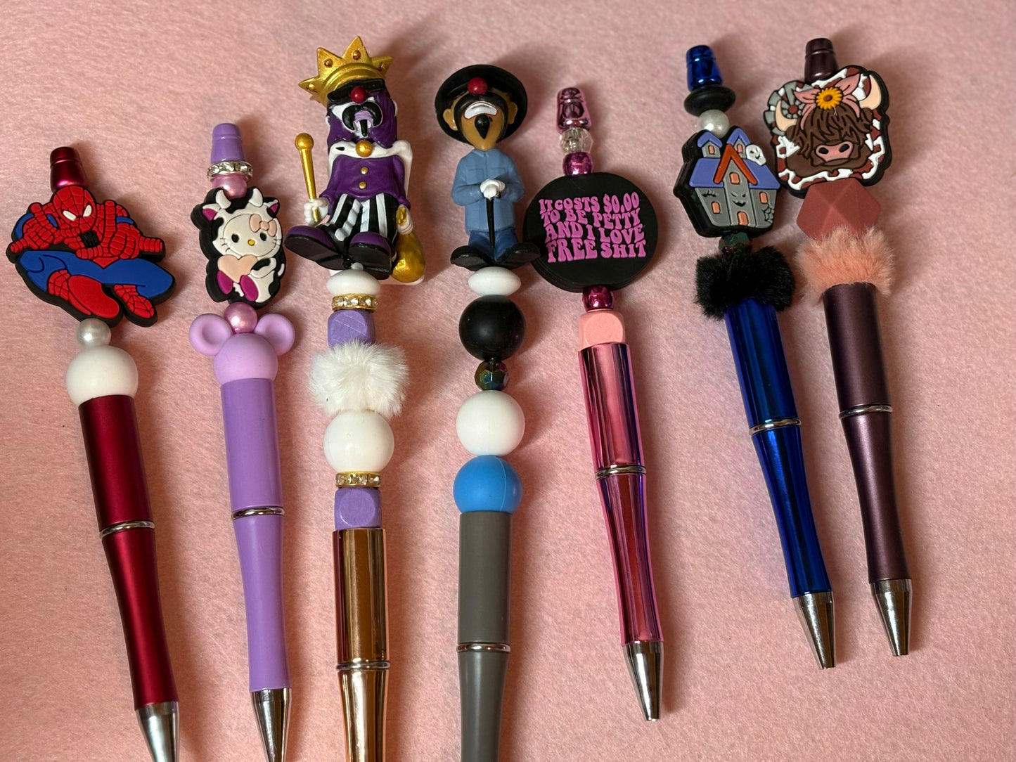 Beaded pens