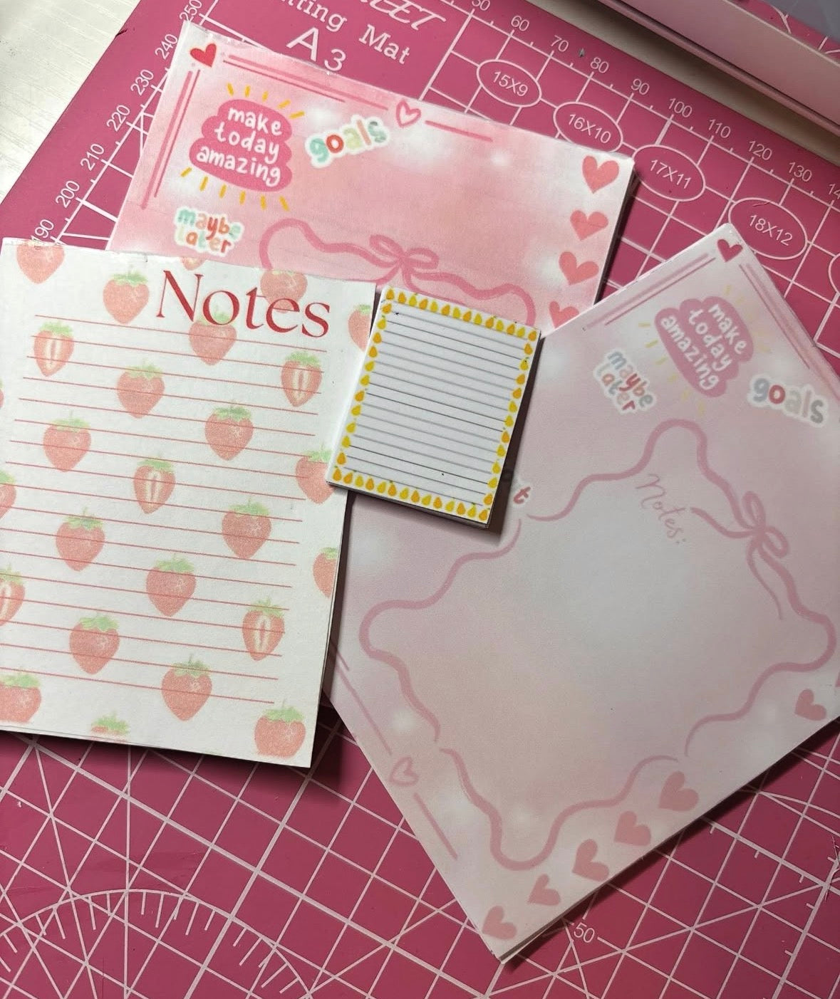 Custom note pads